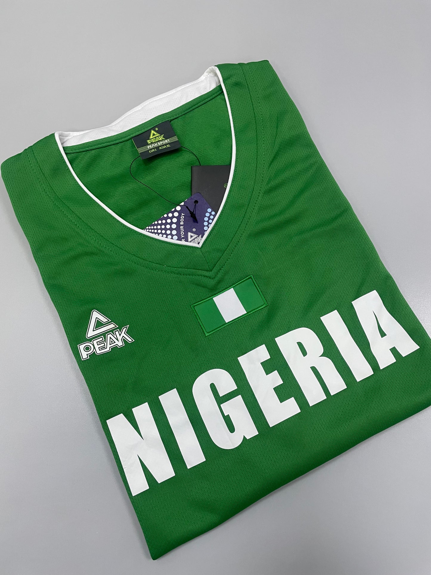 Nigeria Basketball Jersey (Green)