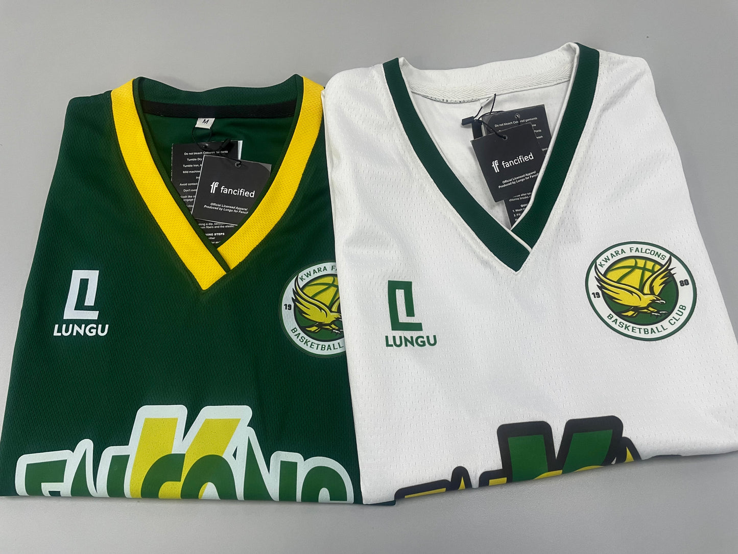 Kwara Falcons Bundle - White and Green Jerseys